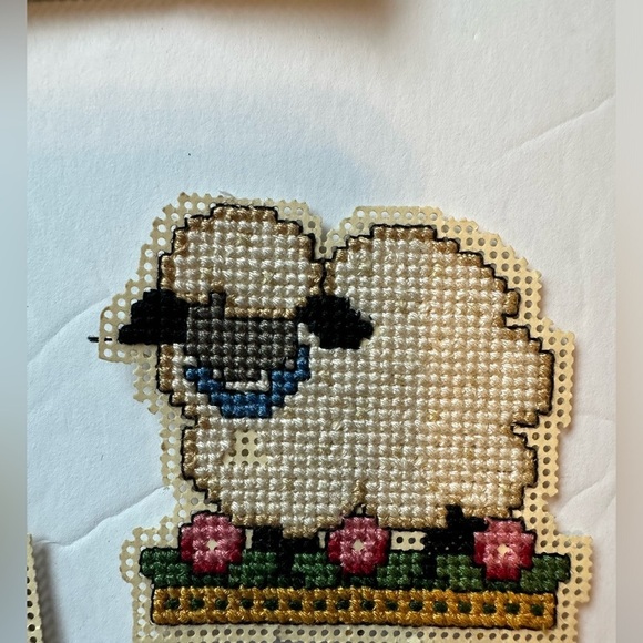 Cross Stitch Christmas Nativity 5 Pieces Done From The Spirit Of Christmas Book - Picture 7 of 8